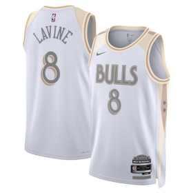 Dres Chicago Bulls Zach Lavine Nike 2024-25 City Edition Bijela Swingman